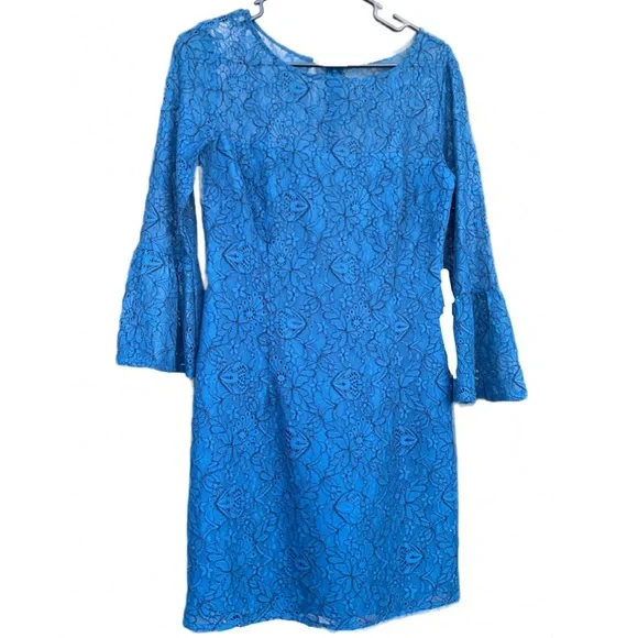 BB DAKOTA BLUE LACE ZIP DRESS BB DAKOTA BLUE LACE ZIP DRESS